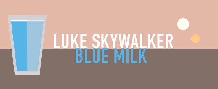 star wars cocktails luke skywalker's blue milk