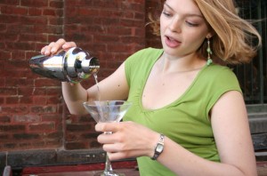 Bartender Pouring a Drink